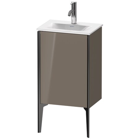 Xviu Floor Standing Vanity Unit Flannel Gray High Gloss